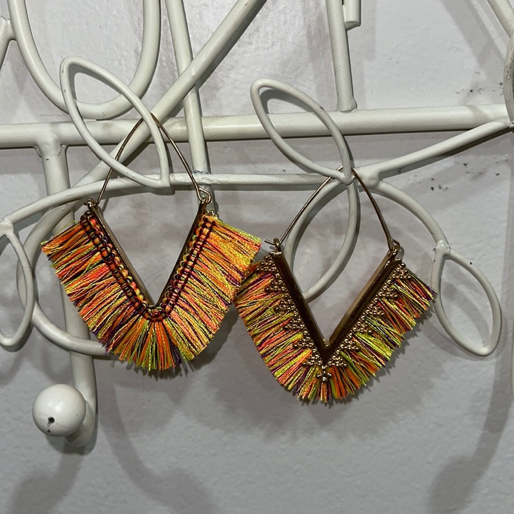 Colorful Frill earrings!